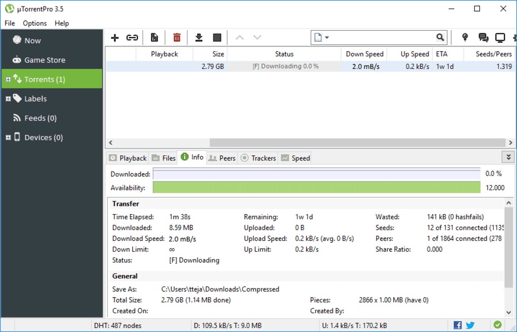 uTorrent Pro free download