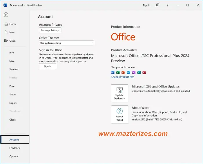 Microsoft Office Professional Plus 2024 Full Version
