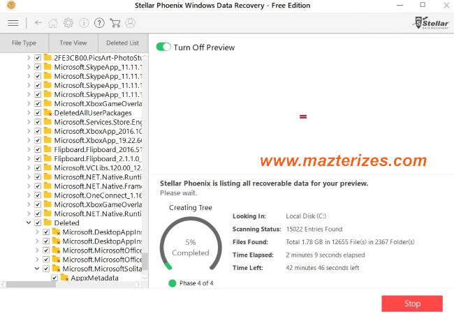 Stellar Phoenix Windows Data Recovery Professional Full Version