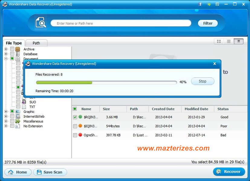 Wondershare Data Recovery Full Version - Mazterize