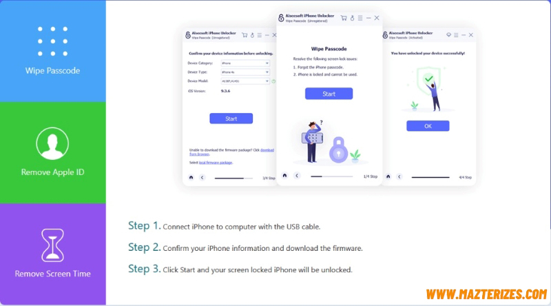 Download Aiseesoft iPhone Unlocker 2024 Full Version