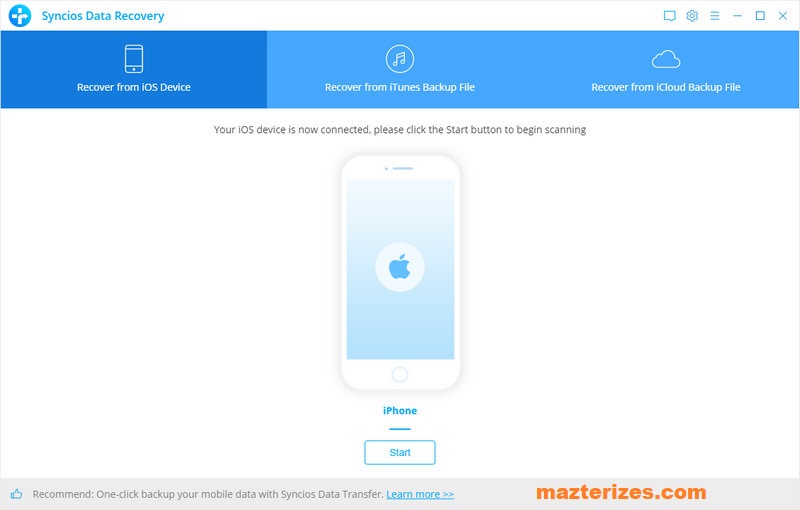 Syncios iOS Data Recovery 2025 Free Download For PC
